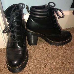 Dr. Martens Persephone Leather Heeled Ankle Boots